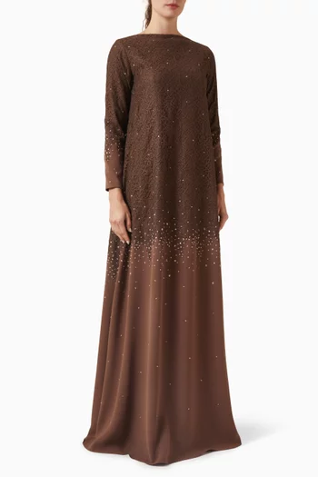 Embellished A-line Kaftan