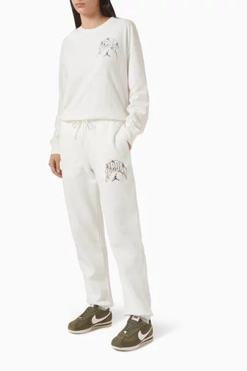 تي شيرت جوردان بروكلين بنقشة ريالتري صوف