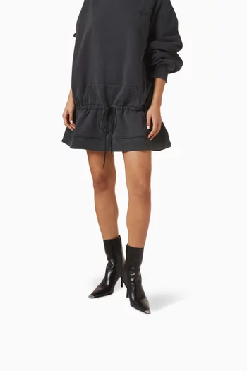 حذاء بوت فيرارا بكعب 85 مم جلد عجل