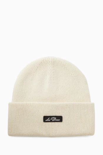 قبعة بيني وين برقعة شعار الماركة صوف