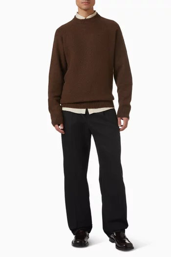 Gilbert Crewneck Sweater in Wool-blend