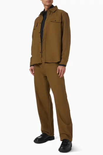 Luciano Structured Overshirt in Organic Cotton