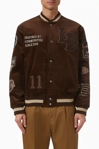 Varsity Jacket in Corduroy