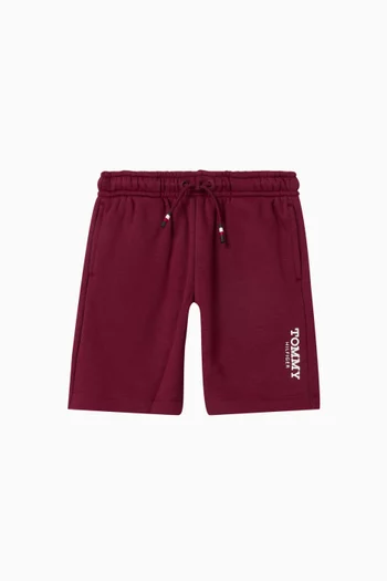 Monotype-print Sweatshorts