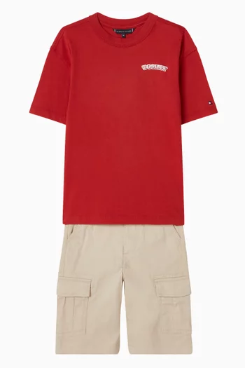 Puff Print T-shirt in Cotton-jersey