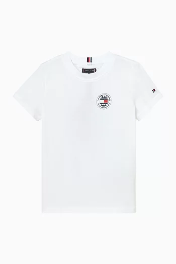 تي شيرت بطبعة قطن