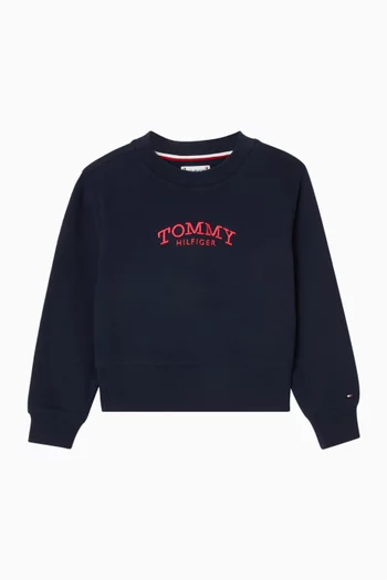 Logo-print Sweatshirt in Cotton