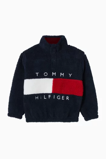 Heritage Flag Sweatshirt in Fleece
