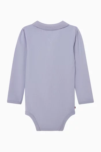 لباس قطعة واحدة بولو بشعار الماركة