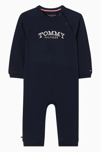 Logo Embroidery Terry Coverall