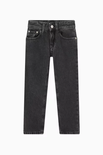 Mid-rise Straight-fit Jeans in Denim