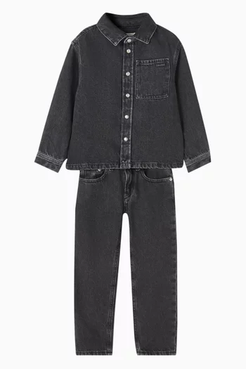 Optic Washed Shirt in Denim