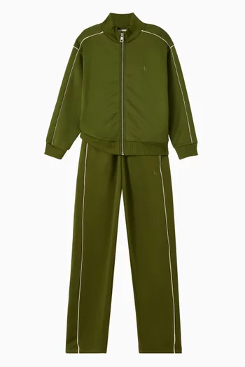 Piping Sweatshirt in Cotton