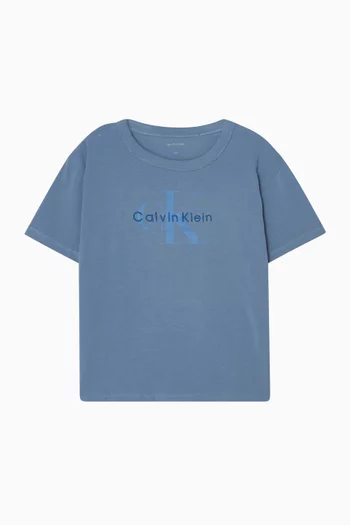 Monologo T-shirt in Cotton