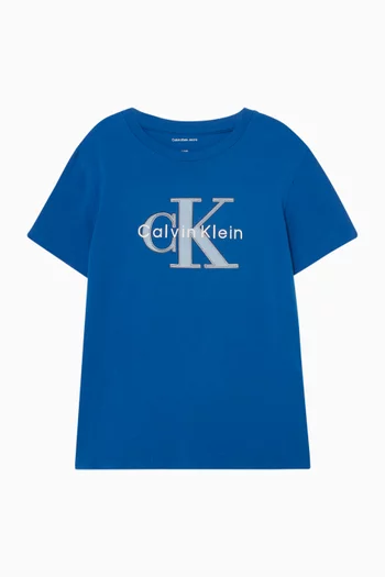 تي شيرت بشعار الماركة قطن