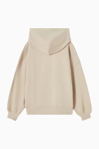 Velvet Monologo Hoodie in Cotton