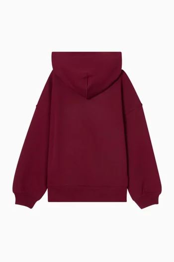 Velvet Monologo Hoodie in Cotton