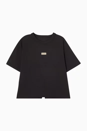 Boxy Folded Back T-shirt