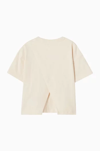 Boxy Folded Back T-shirt