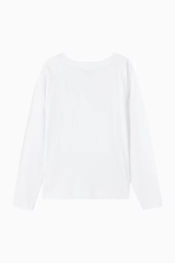 Long-sleeve T-shirt in Cotton