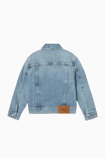 Buttoned Jacket in Denim