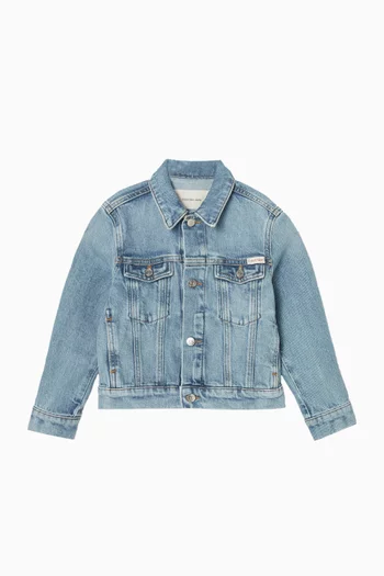 Buttoned Jacket in Denim