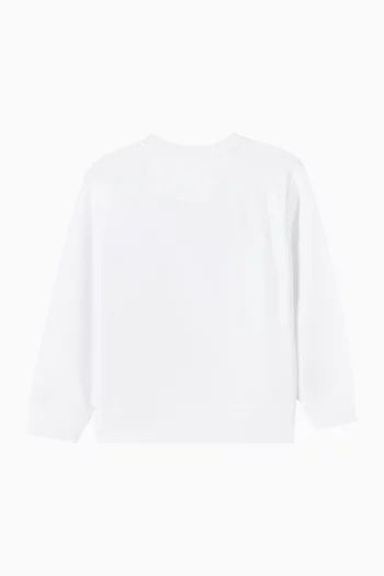 Monologo Sweatshirt in Cotton