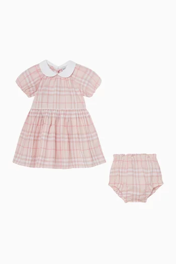 Aria Check-print Dress