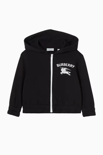 Clyde Graphic Zip Sweatshirt in Cotton