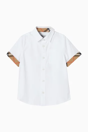 Owen Check-tape Shirt in Cotton