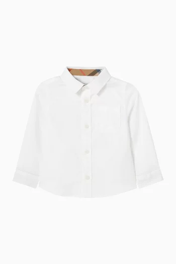 Owen Check Tape-print Shirt