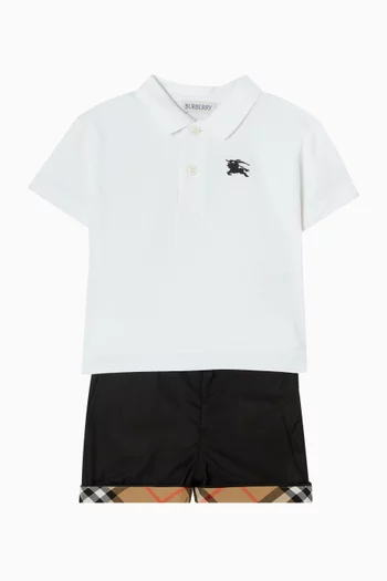 Oscar Check Tape Bermuda Shorts