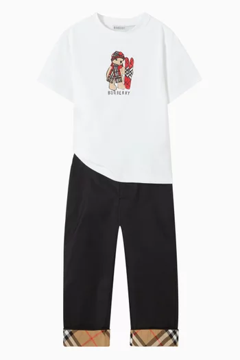 Ski Bear T-shirt in Cotton