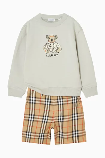 Teddy Sweatshirt in Cotton