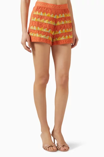 Hera Shorts in Cotton-linen