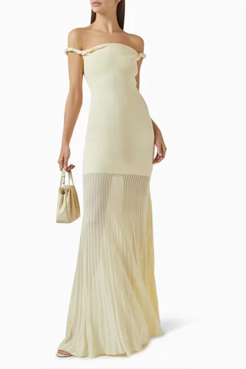 Elia Off-Shoulder Twist Dress