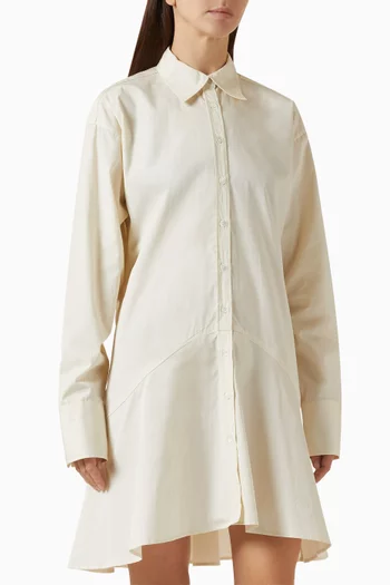 Petal Mini Shirt Dress