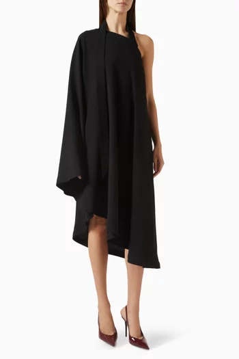 Solstice Poncho Dress in Wool