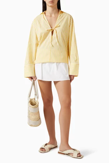 The Brinley Skirt in Cotton Poplin