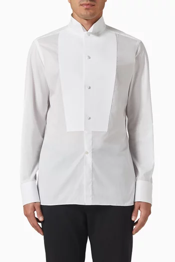 Tuxedo Shirt in Cotton
