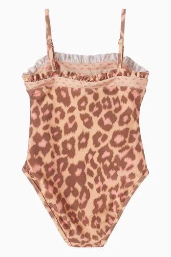 لباس سباحة قطعة واحدة بيشنس نايلون مطاطي