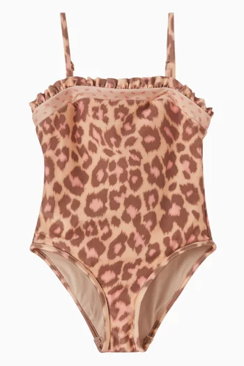 لباس سباحة قطعة واحدة بيشنس نايلون مطاطي