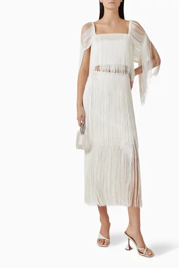 بلوزة دلتا قصيرة بشرّابات