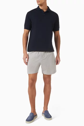 تي شيرت بولو منسوج من القطن