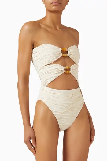 Amii Cut-out One-piece Swimsuit