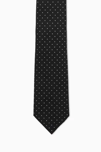 Polka-dot Tie in Silk