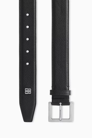 حزام بشعار الماركة حجم صغير جلد