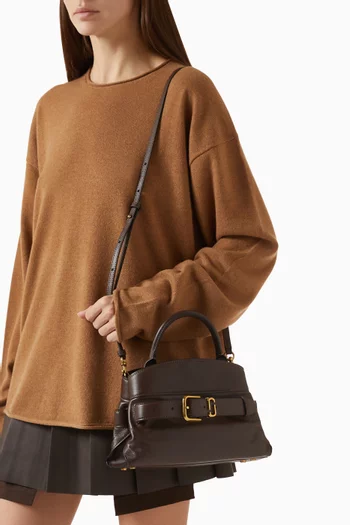 The Small Dakota Satchel Bag in Leather