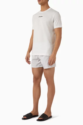 بوكسر مخطط قطن