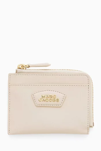 The Top Zip Wallet in Leather